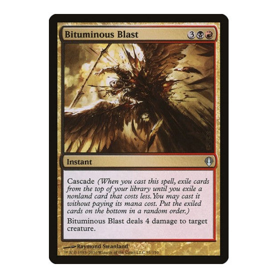 Bituminous Blast (ARC) #81 Uncommon (Lightly Played) Archenemy Magic: The Gathering: 2010