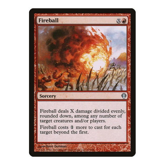 Fireball (ARC) #37 Uncommon (Lightly Played) Archenemy Magic: The Gathering: 2010