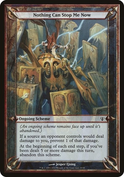 Nothing Can Stop Me Now (Archenemy) (OVER) #33 Common (Lightly Played) Oversize Cards Magic: The Gathering: 2026