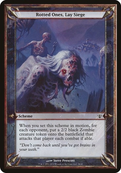 Rotted Ones, Lay Siege (Archenemy) (OVER) #38 Common (Lightly Played) Oversize Cards Magic: The Gathering: 2026