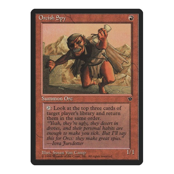 Orcish Spy Van Camp (FEM) #61a Common (Lightly Played) Fallen Empires Magic: The Gathering: 1994
