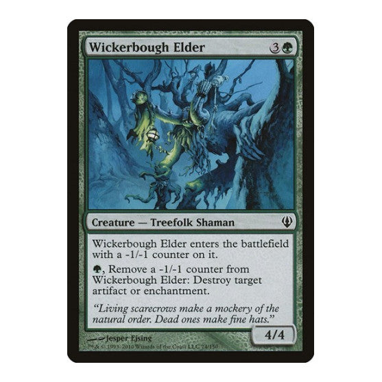 Wickerbough Elder (ARC) #74 Common (Lightly Played) Archenemy Magic: The Gathering: 2010