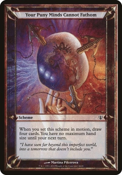 Your Puny Minds Cannot Fathom (Archenemy) (OVER) #44 Common (Lightly Played) Oversize Cards Magic: The Gathering: 2026
