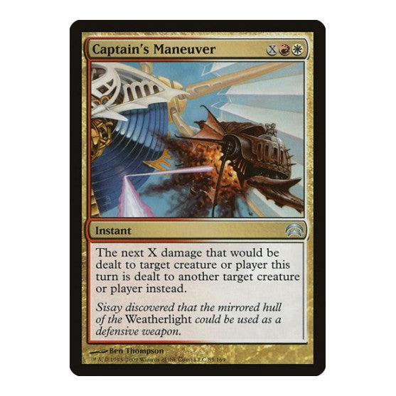 Captain's Maneuver (HOP) #85 Uncommon (Lightly Played) Planechase Magic: The Gathering: 2009