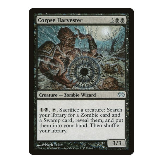 Corpse Harvester (HOP) #22 Uncommon (Damaged) Planechase Magic: The Gathering: 2009