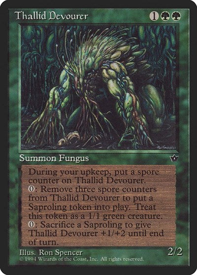 Thallid Devourer (FEM) #75 Uncommon (Heavily Played) Fallen Empires Magic: The Gathering: 1994