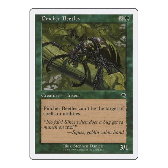 Pincher Beetles (BRB) #51 Common (Heavily Played) Battle Royale Box Set Magic: The Gathering: 1999