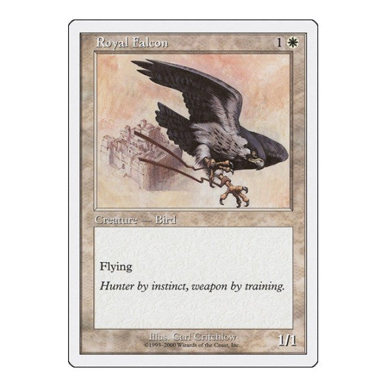 Royal Falcon (S00) #8 Common (Heavily Played) Starter 2000 Magic: The Gathering: 2000