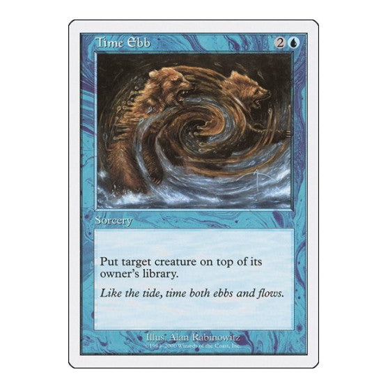 Time Ebb (S00) #19 Common (Lightly Played) Starter 2000 Magic: The Gathering: 2000