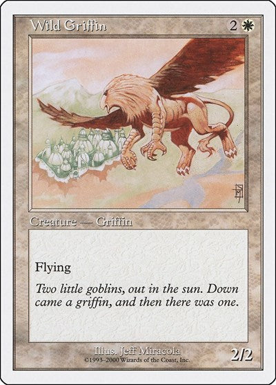 Wild Griffin (S00) #11 Common (Moderately Played) Starter 2000 Magic: The Gathering: 2000