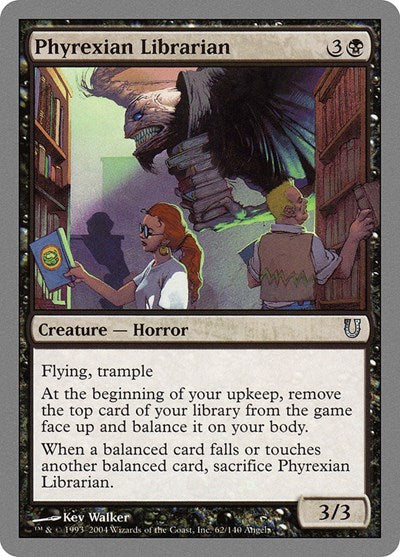 Phyrexian Librarian (UNH) #62 Uncommon (Lightly Played) Unhinged Magic: The Gathering: 2004