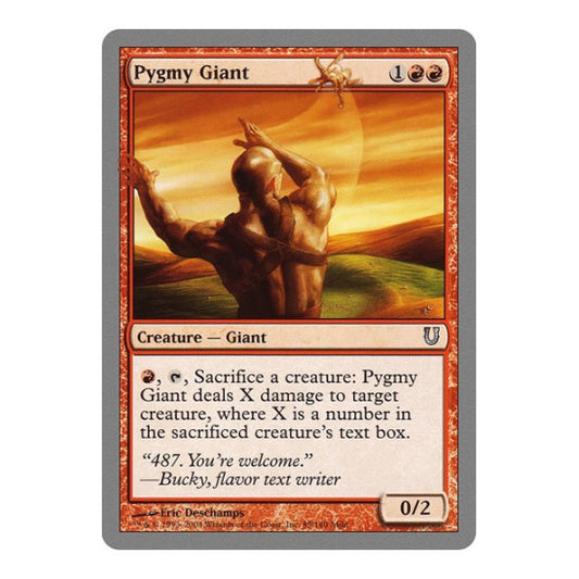 Pygmy Giant (UNH) #85 Uncommon (Moderately Played) Unhinged Magic: The Gathering: 2004