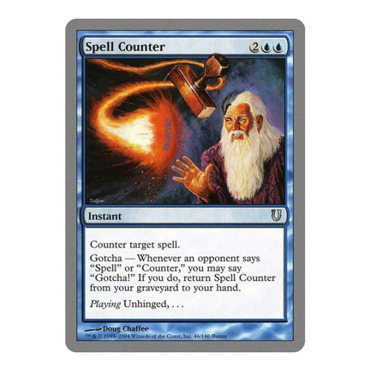 Spell Counter (UNH) #46 Uncommon (Moderately Played) Unhinged Magic: The Gathering: 2004