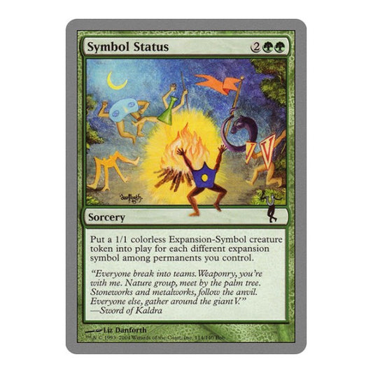Symbol Status (UNH) #114 Uncommon (Lightly Played) Unhinged Magic: The Gathering: 2004