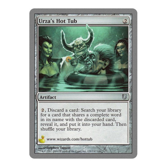 Urza's Hot Tub (UNH) #131 Uncommon (Lightly Played) Unhinged Magic: The Gathering: 2004