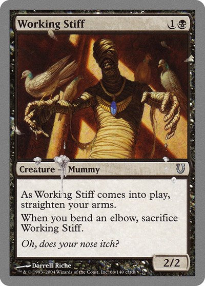 Working Stiff (UNH) #68 Uncommon Unhinged Magic: The Gathering: 2004