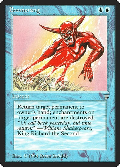Boomerang (LEG) #48 Common Legends Magic: The Gathering: 1994