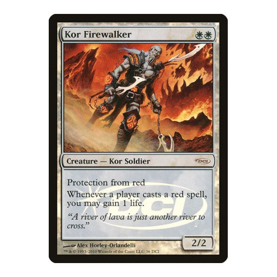 Kor Firewalker (WPN) #36 Promo (Foil Lightly Played) WPN & Gateway Promos Magic: The Gathering: 2026