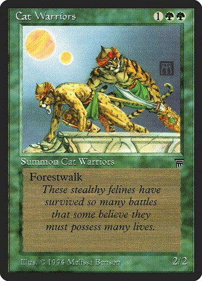Cat Warriors (LEG) #177 Common (Lightly Played) Legends Magic: 1994