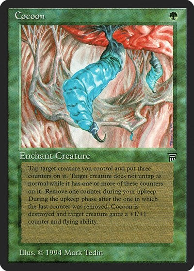 Cocoon (LEG) #178 Uncommon (Lightly Played) Legends Magic: The Gathering: 1994