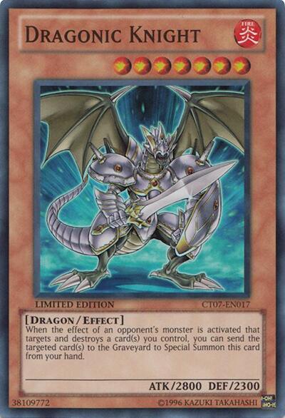 Dragonic Knight (CT07) #CT07-EN017 Super Rare (Limited Near Mint) 2010 Collectors Tins YuGiOh: 2010