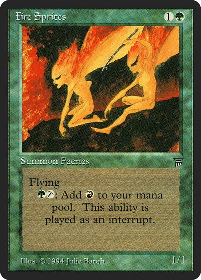 Fire Sprites (LEG) #186 Common Legends Magic: The Gathering: 1994