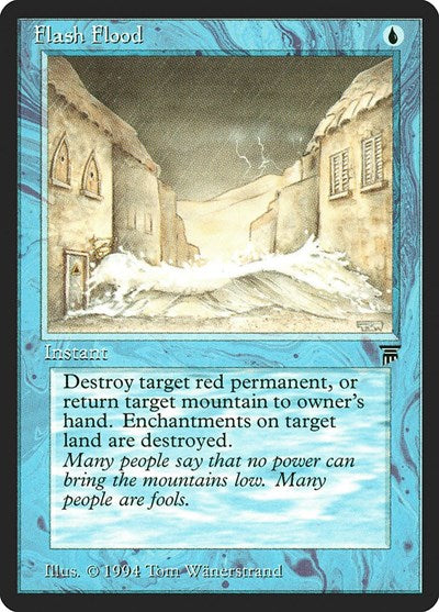 Flash Flood (LEG) #57 Common (Heavily Played) Legends Magic: 1994