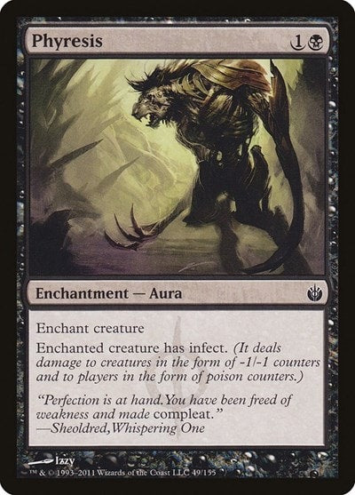 Phyresis (MBS) #49 Common Mirrodin Besieged Magic: The Gathering: 2011