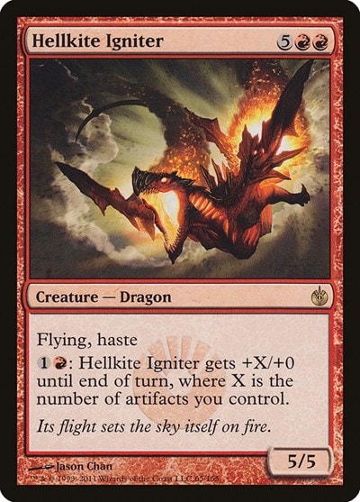 Hellkite Igniter (MBS) #65 Rare Mirrodin Besieged Magic: The Gathering: 2011