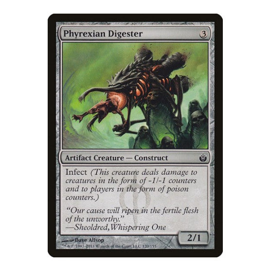Phyrexian Digester (MBS) #120 Common (Lightly Played) Mirrodin Besieged Magic: The Gathering: 2011