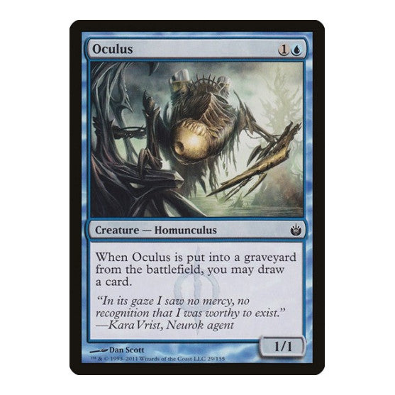 Oculus (MBS) #29 Common (Lightly Played) Mirrodin Besieged Magic: The Gathering: 2011
