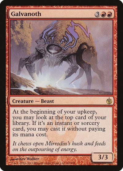 Galvanoth (MBS) #62 Rare (Lightly Played) Mirrodin Besieged Magic: The Gathering: 2011