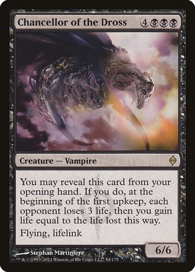 Chancellor of the Dross (NPH) #54 Rare (Heavily Played) New Phyrexia Magic: The Gathering: 2011