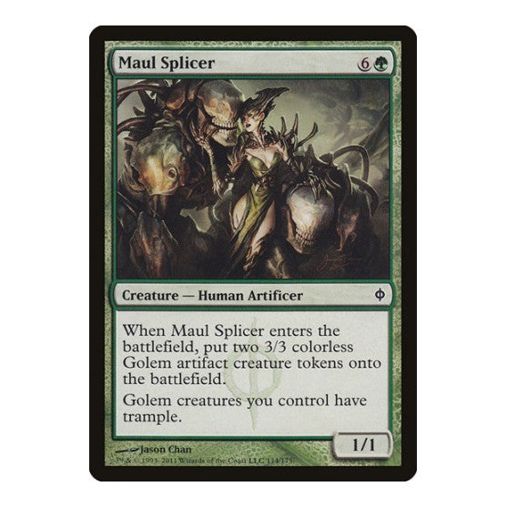 Maul Splicer (NPH) #114 Common (Lightly Played) New Phyrexia Magic: The Gathering: 2011