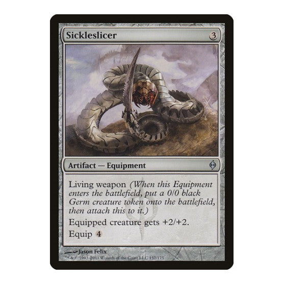 Sickleslicer (NPH) #157 Uncommon (Lightly Played) New Phyrexia Magic: The Gathering: 2011