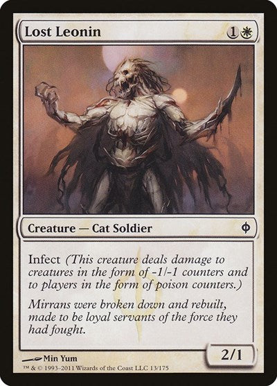 Lost Leonin (NPH) #13 Common (Lightly Played) New Phyrexia Magic: The Gathering: 2011