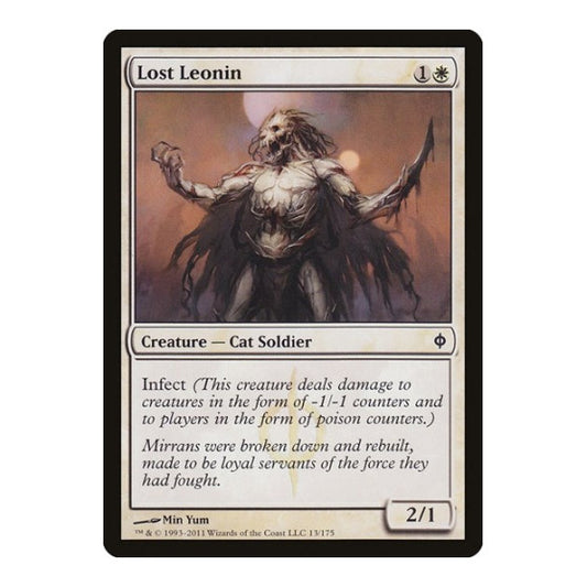 Lost Leonin (NPH) #13 Common (Lightly Played) New Phyrexia Magic: The Gathering: 2011