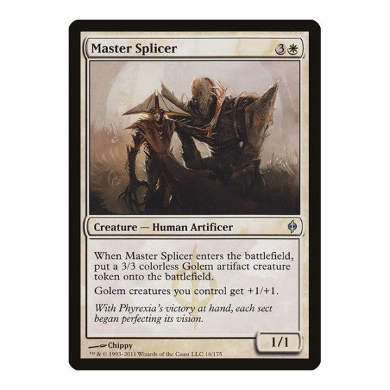 Master Splicer (NPH) #16 Uncommon (Moderately Played) New Phyrexia Magic: The Gathering: 2011
