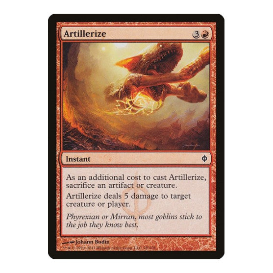 Artillerize (NPH) #79 Common New Phyrexia Magic: The Gathering: 2011
