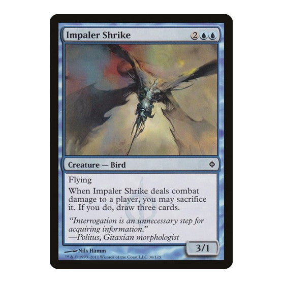 Impaler Shrike (NPH) #36 Common (Lightly Played) New Phyrexia Magic: The Gathering: 2011
