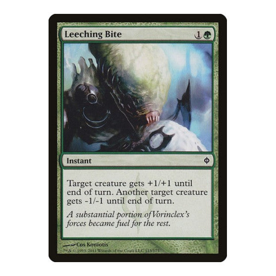 Leeching Bite (NPH) #113 Common (Lightly Played) New Phyrexia Magic: The Gathering: 2011