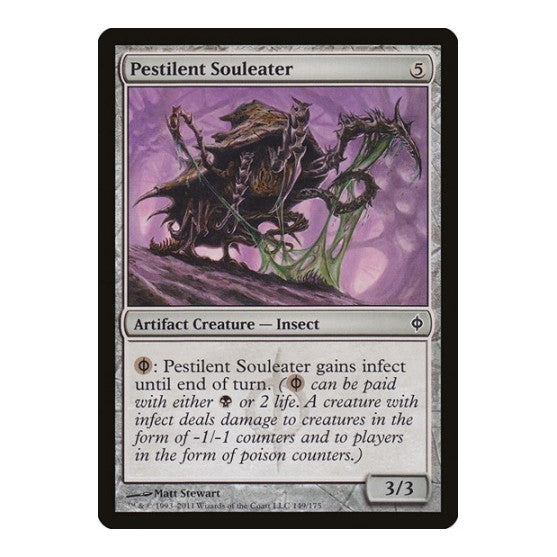 Pestilent Souleater (NPH) #149 Common (Lightly Played) New Phyrexia Magic: The Gathering: 2011