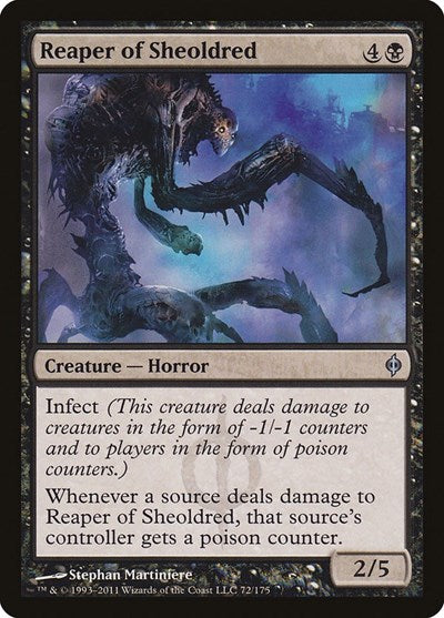 Reaper of Sheoldred (NPH) #72 Uncommon (Lightly Played) New Phyrexia Magic: The Gathering: 2011