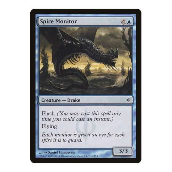 Spire Monitor (NPH) #46 Common (Moderately Played) New Phyrexia Magic: The Gathering: 2011