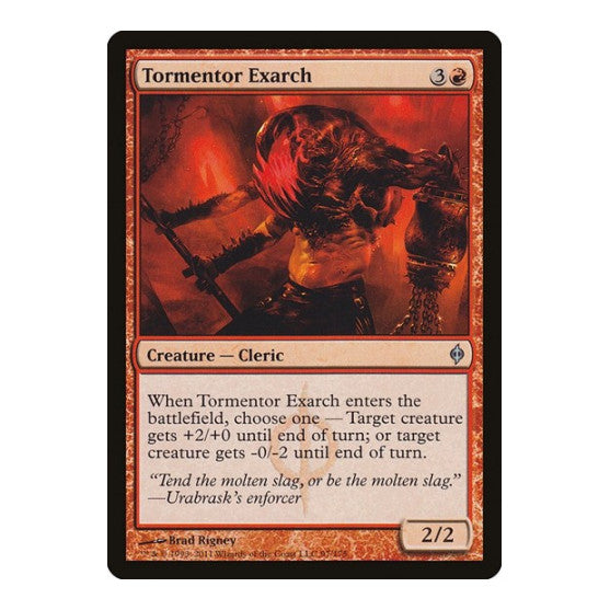 Tormentor Exarch (NPH) #97 Uncommon (Lightly Played) New Phyrexia Magic: The Gathering: 2011