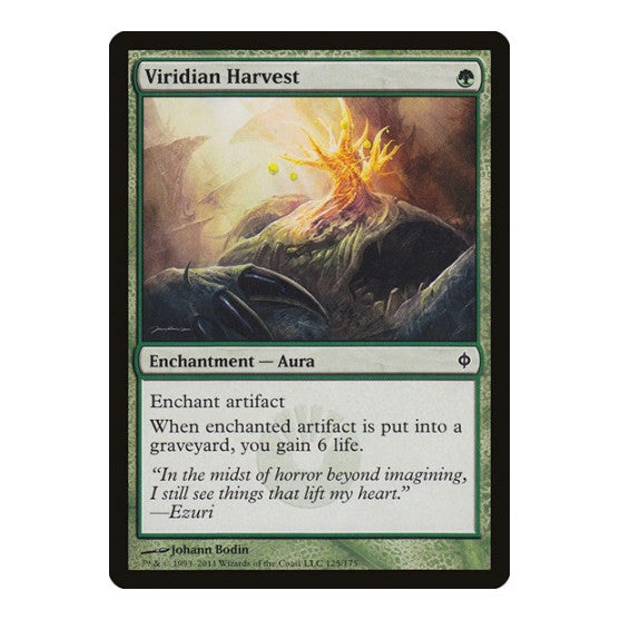 Viridian Harvest (NPH) #125 Common (Lightly Played) New Phyrexia Magic: The Gathering: 2011