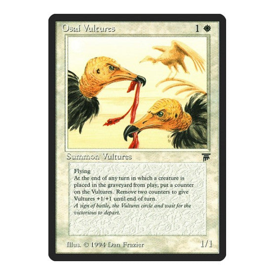 Osai Vultures (LEG) #29 Common (Heavily Played) Legends Magic: The Gathering: 1994