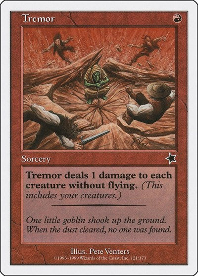 Tremor (S99) #121 Common Starter 1999 Magic: The Gathering: 1999