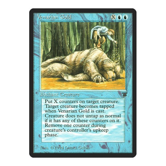 Venarian Gold (LEG) #83 Common (Heavily Played) Legends Magic: The Gathering: 1994