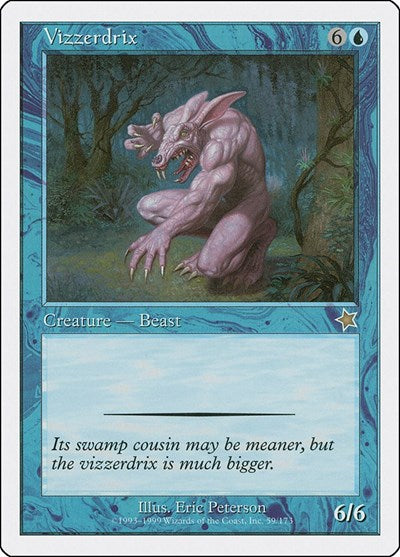 Vizzerdrix (S99) #59 Rare (Moderately Played) Starter 1999 Magic: The Gathering: 1999